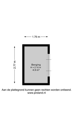 Floorplan - Celsiusstraat 223, 2041 TJ Zandvoort